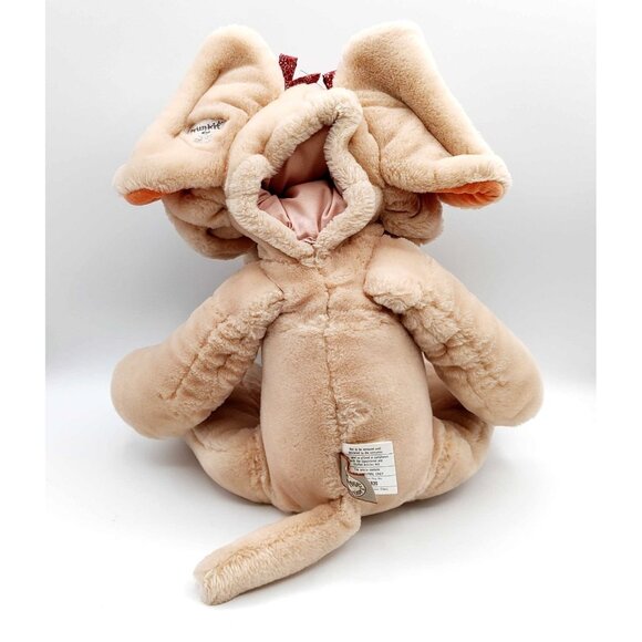 Wrinkles Elephant Trunkit 17" Plush Stuffed Toy Puppet Ganz Heritage Rare 1985 - Picture 3 of 7